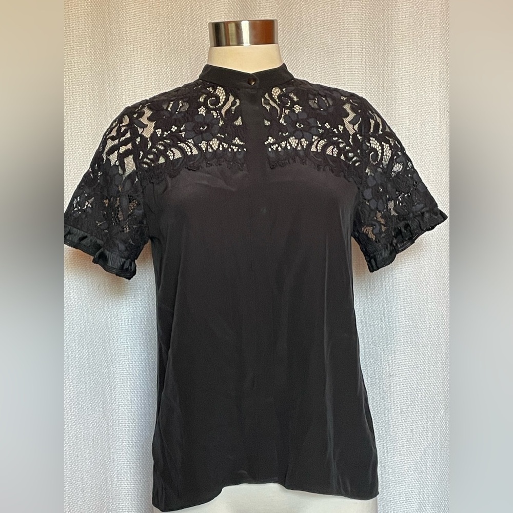 Alexis silk blend top